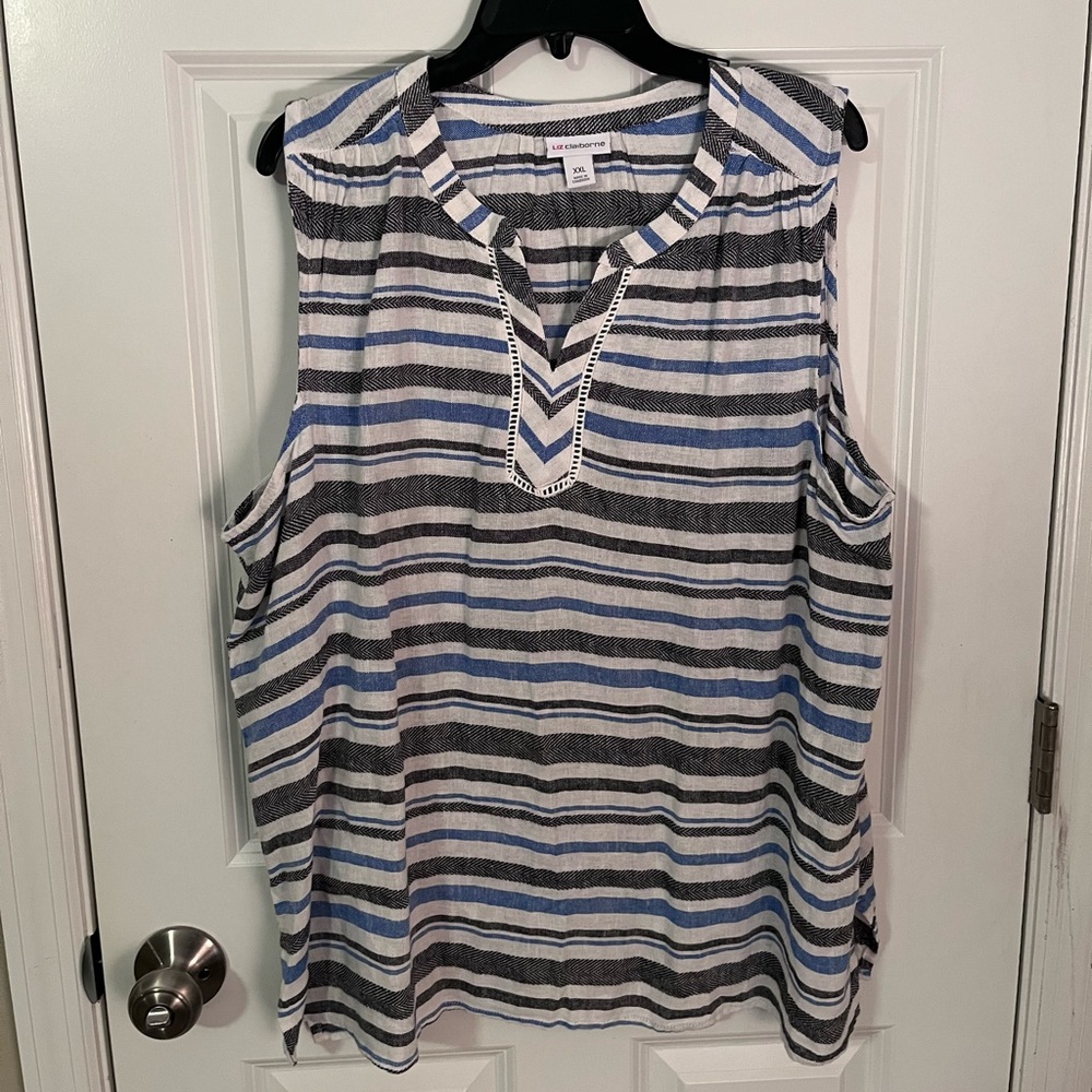 Liz Claiborne XXL linen shirt. New without tags. Never worn